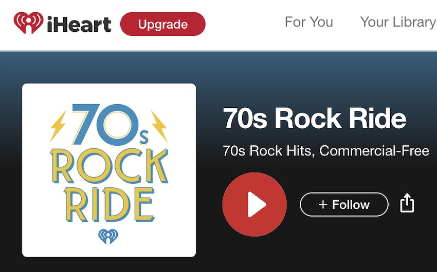 iHeartRadio startet 70s Rock Ride - RadioBlog.eu